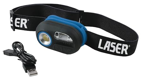 Laser 8409 Motion Sensor Headlight/Work Light - Rechargeable