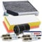 ATEC Germany Inspektionspaket Filterset mit 1x Luftfilter, 1x Innenraumfilter, 4x Zündkerze Kompatibel mit AUDI A4 B8 (8KH), A4 B8 (8K2) (8K5), A5 (8T3) (8F7) (8TA), Q5 (8RB)