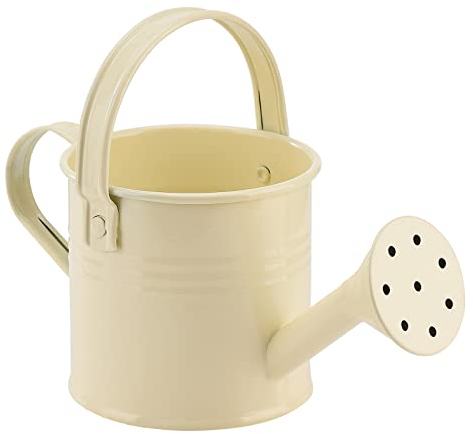 ZHDOKA Mini Regadera de Estaño, Ducha de Jardín con Asa, Regadera Moderna Pequeña Portátil para Suculentas Bonsai Flor de Jardín(#1)