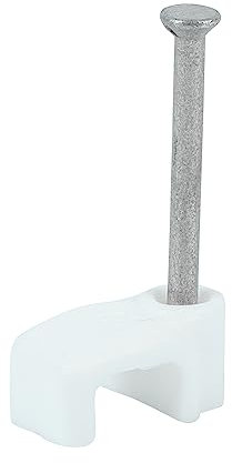 To fit 1.0mm Flat Cable Clips - White