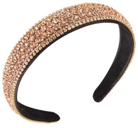 scicent Headbands for Women's Hair Rhinestone Crystal Beaded Wide Bling Glitter Head Band Hairband for Girls Hair Band 6706
