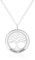 Collar Árbol de la Vida en Plata de Ley 925 personalizable. Cadena de 45cm. Regalo ideal madre abuela con nombres familia. Cumpleaños, Navidad. Hecho en España. (Collar Árbol de la Vida)