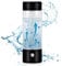 Hydrogen Water Bottle, Hydrogen Water Generator, Portable Hydrogen Rich Water Glass, 420mL/15oz Hydrogen-Rich Water Cup Generator for Home Travel,USB Charging (Black)