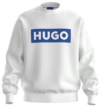 HUGO Men's Niero Jersey, White100, XL