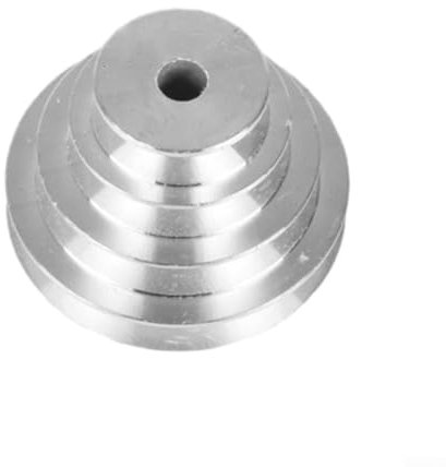 Pagoden-Riemenscheibe, Aluminium-Getrieberad für Tischbohrmaschine Z4116 4/5 Stufen, Riemenscheibe, für V-förmigen Zahnriemen, Innendurchmesser 14/18/21 mm (3-teiliges Set)
