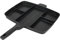 KOINEN ❀❀❀ Skillet pan cast Iron,Grill pan, Grill Pan Breakfast Multi-Grid Five in one Pan, Multi-partition Steak Non-Stick Pan Frying Pan and Griddle Pan 5 in 1 Breakfast Multi Grid Pan