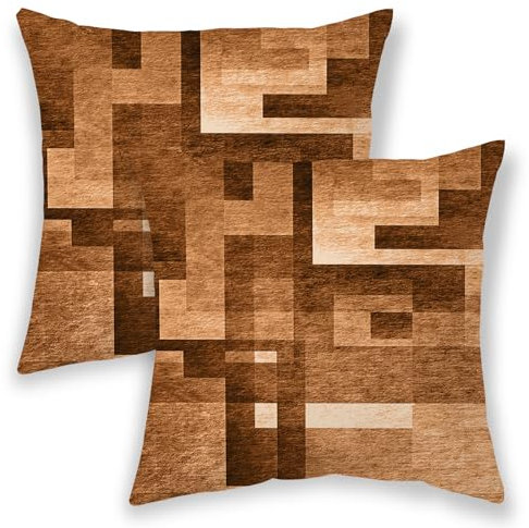 BETGINY Kissenbezüge, abstrakte Kunst, dekorative Dekokissen für den Außenbereich, Couch, moderne Geometrie, Dekor-Kissenbezüge, weich, Bauernhaus, quadratisch, für Bett, Auto, Safa, 40,6 x 40,6 cm,