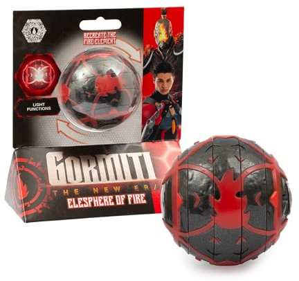 Gormiti New Era, Fire Ball with Lights, Electronic Elesphere with Light Effects, Fire Model, For Children Aged 4+