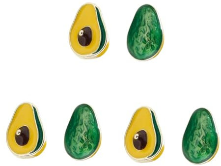 GALPADA 3St modische Ohrringe Creolen aus Acryl Avocado-Ohrringe Geburtstagsgeschenke für Frauen Obstdekor bescherung weihnachten weinachts Ohrstecker dekorativer Ohrhänger