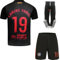DMDMK Barca Yamal #19 2024/2025 Auswärts Trikot Shorts und Socken Kinder und Jugend Größe (Auswärts, 24 (6-7 Jahre))