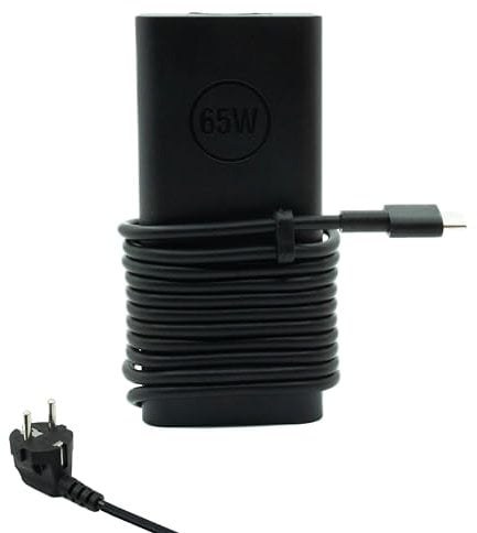 65W USB C Ladegerät Netzteil für Dell Xps 12 13 9380 7390 Latitude 7000 5000 3000 Serie 9450 7430 7410 5580 5520 3520 3420 3140 Chromebook 3100 5190 Inspiron 7490 7420 7390 5410 5330 2in1 mehr Laptop
