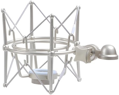 Supporto antiurto per microfono Neumann U87, Lewitt 240, 46 mm, sistema di sospensione antivibrazione