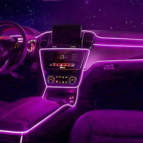 Auto Led Innenbeleuchtung,5m Auto Innenraumbeleuchtung,Led Atmosphäre Licht Auto,Auto LED Streifen,Led Tape Auto,Wasserdicht Ambientebeleuchtung,Led Lampen fürs Auto