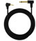 BIGULA Câble adaptateur mono mâle 6,35 mm vers mono mâle 3,5 mm mono mâle 90 degrés 1,8 m