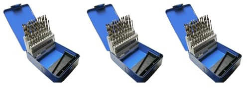 153pc Engineering Drill Bit Set Hss 1-6mm in 0.1mm Increments