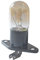 XFUYI Bombilla LED para Horno microondas 250 V y 2 A para iluminación de refrigeradores, con Base, de Repuesto para electrodomésticos de Alta Temperatura, de plástico y Vidrio