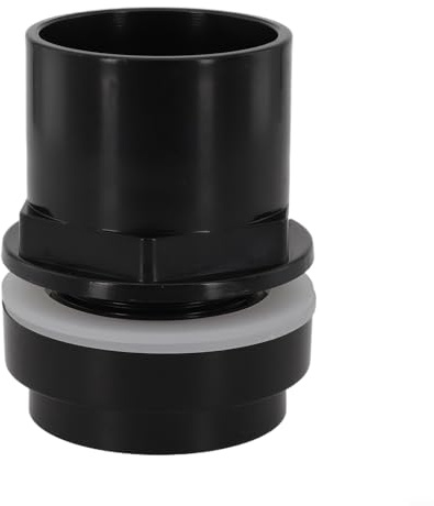 Elchuiaby Raccord de tuyau professionnel fileté en PVC avec joint d'étanchéité pour aquarium (50 mm)