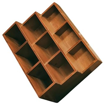 AMSLSIU Estante de Pared con Soporte de Escalera para Madera, Elegante y Antiguo, Ideal para exhibir en la Sala Estar. Estante Flotante Delicada fabricación, exhibir Figuras acción o