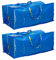 FRAKTA Gepäcktasche für Trolleys, blau, Länge: 73 cm, Tiefe: 35 cm, Höhe: 30 cm, maximale Tragkraft: 25 kg, Volumen: 76 l, kann in der Hand oder auf dem Rücken getragen werden, blau, 2-Pack