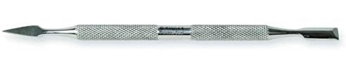 Gima - Eckenheber für Nägel und Nagelhaut, doppeltes Ende, 2 verschiedene Funktionen, Rutschfester Griff, aus rostfreiem Edelstahl, Länge 13 cm.