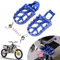 Motorrad Fußrasten,CNC Aluminium Fußrasten für SX SX-F EXC EXC-F XC XC-F MC EC EX TC FC TE FE TX FX-Blau