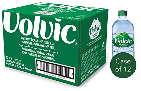 Volvic Eau minérale naturelle 1L (Lot de 12 x 1ltr)