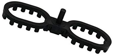 Ista Tools Geriffelte Abstandhalter 4mm oder 7mm für Terrassendielen Distanzhalter (400, 4 mm)