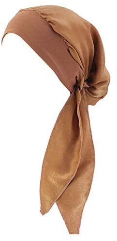 YONKOUNY Kopfbedeckung Chemo Damen Elegante Sommer Elastic Bandana Kopftuch Wrap Headscarf Beanie Hut Kopftuch Schal Turban für Haarverlust Krebs Chemotherapie (#5)