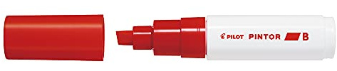 Pilot Pintor Marker Chisel Tip Broad Line Red