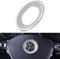 VDARK Kompatibel für VW Volkswagen Zubehör Tiguan Golf Jetta Atlas Arteon Passat Polo Bling Lenkrad Logo Emblem Aufkleber Kristall Metall Aufkleber