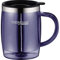 TC DESKTOP CUP 0,35l, midnight blue, Isoliertasse aus Edelstahl und Kunststoff, hält länger heiß oder kalt mit Decke, schwappsicher, für Büro,Camping, byTHERMOS; Bürotasse, passt unter Kaffeeautomat