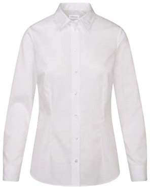 Seidensticker Damen Bluse – City Bluse - Bügelfrei - Hemdblusenkragen - Slim Fit – Langarm – 100% Baumwolle