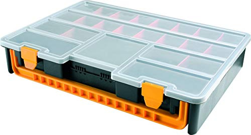 Homemania Werkzeugkoffer, Polypropylen, Schwarz, transparent