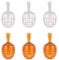 6 Pieces Empty Lip Gloss Tubes Reusable Lip Gloss Containers Honey Pots Shaped Lips Gloss Tube 9 ml Empty Refillable Lips Gloss Bottles DIY Cosmetics Lipstick Containers(Transparent, Brown)