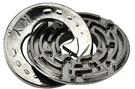Restokki Metal Wisdom Challenge Lock - metal puzzles: A surprising educational gift, Easter gift, safe, durable and educational