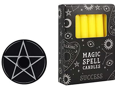 Spell Candler Halter Pentagram - Wunschkerzen, Hexe, Black Magic, Witchcraft, Hexe (Success)