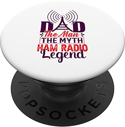 Ham Radio Dad der Mythos die Legende PopSockets mit austauschbarem PopGrip