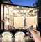 Lunartec LEDvorhang: 2er-Set Outdoor-Lichtervorhänge, 300 LEDs, Fernbedienung, 3x3 m, weiß (LED Lichtervorhang mit Timer, Lichtervorhang innen warmweiß, Fernbedienungen)