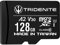 TRIDENITE 128GB Micro SD Card, MicroSDXC Memory for Nintendo-Switch, GoPro, Drone, Smartphone, Tablet, 4K Ultra HD, A2 UHS-I U3 V30 C10, Up to 100MB/s Read, with SD Adapter