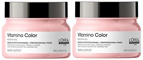 2er Resveratrol Loreal Professionnel Vitamino Color Serie Expert Maske für coloriertes Haar 250 ml