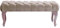 DESIGN DELIGHTS POLSTERBANK Mathilda | Goldfarben, 100 cm | Sitzbank, Barock Bettbank, Schuhbank, Samtbank