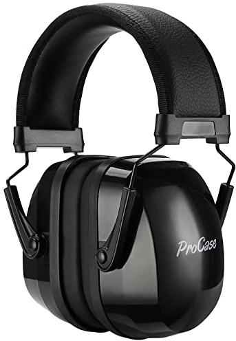ProCase Ear Defenders Children Autism, Kids Noise Cancelling Headphones for Toddler Girls Boys, SNR 26dB Kids Ear Protection Earmuffs for Concert Fireworks -Black
