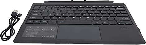 Tastiera Senza Fili con Touchpad per Surface PRO 3/4/5/6/7, Tastiera Sostitutiva Portatile Batteria al Litio Integrata da 350 mAh