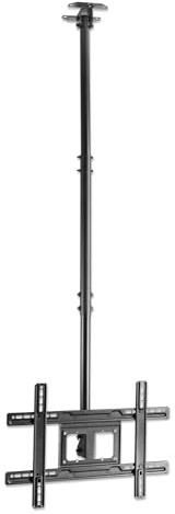 Manhattan 462051 Supporto TV a parete 2,03 m [80] Nero (TV/MONITOR CEILING - MOUNT-37-65IN VESA TO 600X400MM)