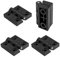 4 Scharniere 50x50mm aus Polyamid Kunststoff zum aufschrauben - für Türen Klappen Deckel ideal zur Verwendung mit T V Slot Profilen! | 3 Größen zur Auswahl……