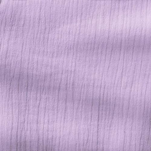 Textrend Doppelter Gaze-Musselin Stoffe Meterware - Stoff zum Nähen - Musselin - Weiches Antiallergisches Material - Textilien 1x1.45m - Stoffe Meterware (Krokusblüte)