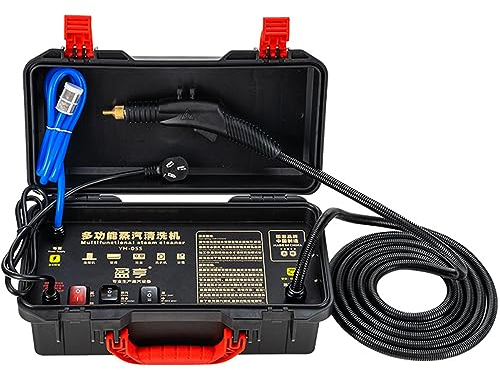 Limpiador Vapor Industrial Portátil De Alta Presión, Máquina Limpiadora De Alta Temperatura Sin Tanque Y Gran Potencia para Uso En Hogar Lechada Azulejos Cocina Grasa Detallado De Automóviles