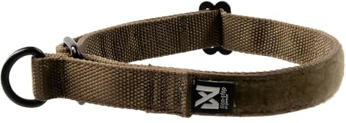 Non-Stop Dogwear Solides verstellbares Halsband WD, Olivgrün