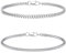 CASSIECA 2Pcs Bracciali Uomo Bracciali Uomo Bracciale Acciaio Uomo Braccialetti Uomo Argento a Catena Impilabile per Uomo Bracciale Serpente Cubano 21CM Regali Gioielli per Uomo