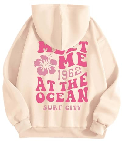 Chanpning Damen Hoodie Oversize Kapuze Langarm Hoodie Print Sweatshirt Langarm Winter Sweatshirt Top Pullover Große Größen Sportjacke mit Kapuze Casual Oberteile Zip Hoodie Jacke mit Kapuze